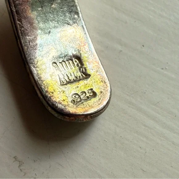 Anna Beck Sterling Silver and Gold Plated Cuff Bracelet